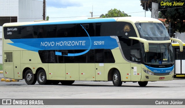 Viação Novo Horizonte 521911 na cidade de Goiânia, Goiás, Brasil, por Carlos Júnior. Número da foto: #12811663.
