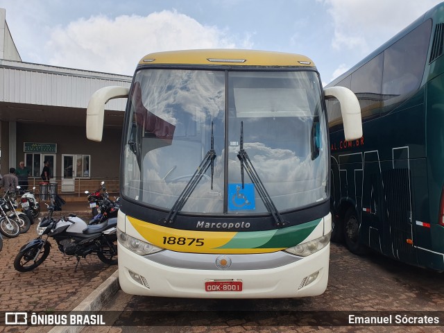Empresa Gontijo de Transportes 18875 na cidade de Ribeirão Preto, São Paulo, Brasil, por Emanuel Sócrates. Número da foto: #12810343.