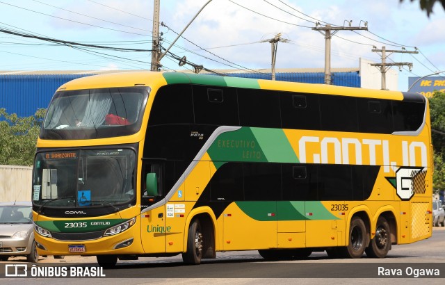 Empresa Gontijo de Transportes 23035 na cidade de Vitória da Conquista, Bahia, Brasil, por Rava Ogawa. Número da foto: #12810747.
