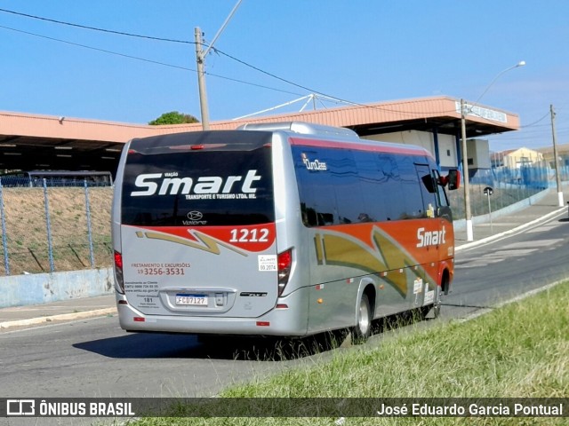 Viação Smart Transporte e Turismo 1212 na cidade de Monte Mor, São Paulo, Brasil, por José Eduardo Garcia Pontual. Número da foto: #12810701.