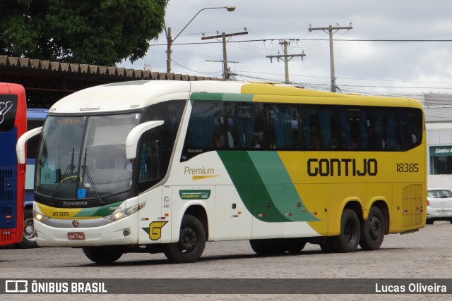 Empresa Gontijo de Transportes 18385 na cidade de Vitória da Conquista, Bahia, Brasil, por Lucas Oliveira. Número da foto: #12810835.
