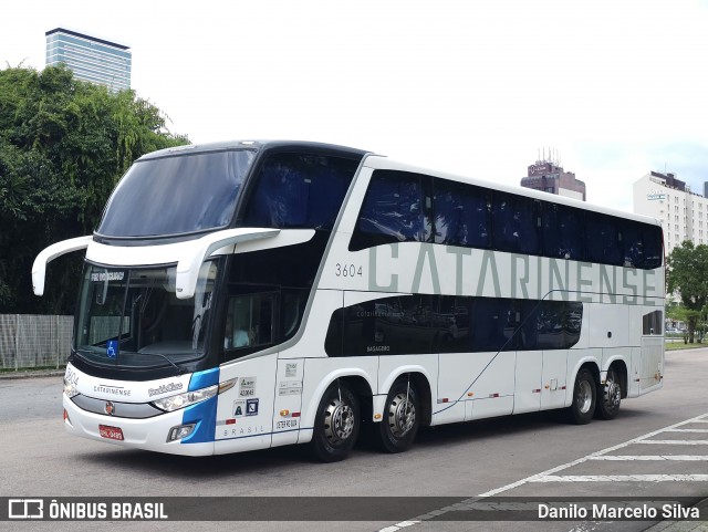 Auto Viação Catarinense 3604 na cidade de Curitiba, Paraná, Brasil, por Danilo Marcelo Silva. Número da foto: #12811239.
