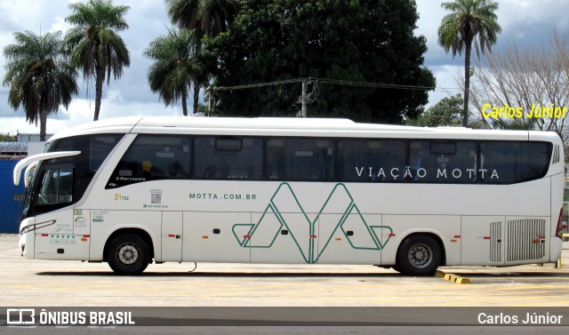 Viação Motta 21752 na cidade de Goiânia, Goiás, Brasil, por Carlos Júnior. Número da foto: #12811716.