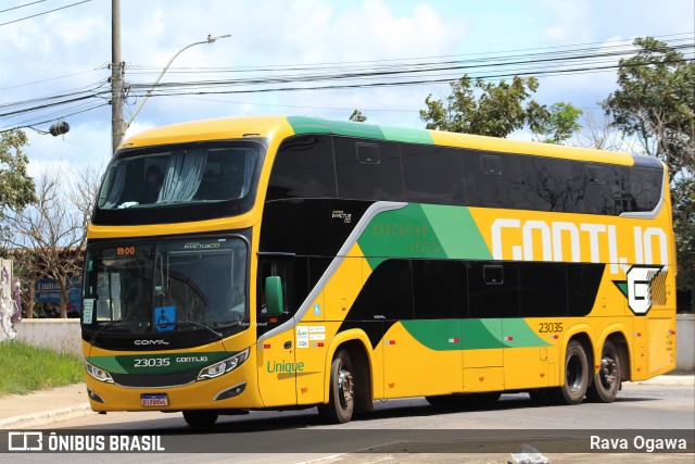 Empresa Gontijo de Transportes 23035 na cidade de Vitória da Conquista, Bahia, Brasil, por Rava Ogawa. Número da foto: #12810746.