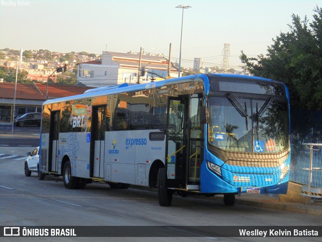 BRT Sorocaba Concessionária de Serviços Públicos SPE S/A 3403 na cidade de Sorocaba, São Paulo, Brasil, por Weslley Kelvin Batista. Número da foto: #12811575.