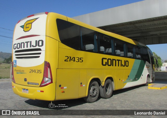 Empresa Gontijo de Transportes 21435 na cidade de Roseira, São Paulo, Brasil, por Leonardo Daniel. Número da foto: #12811215.