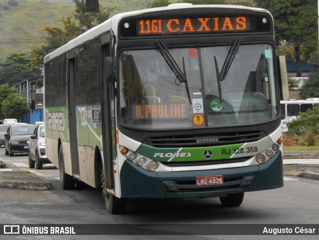 Transportes Flores RJ 128.358 na cidade de Nova Iguaçu, Rio de Janeiro, Brasil, por Augusto César. Número da foto: #12811667.