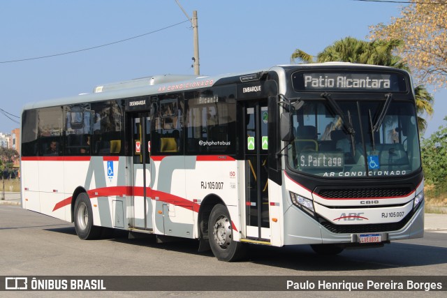 Auto Viação ABC RJ 105.007 na cidade de Niterói, Rio de Janeiro, Brasil, por Paulo Henrique Pereira Borges. Número da foto: #12813857.