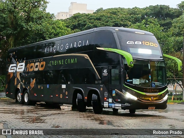 Viação Garcia 86119 na cidade de São José dos Campos, São Paulo, Brasil, por Robson Prado. Número da foto: #12813958.