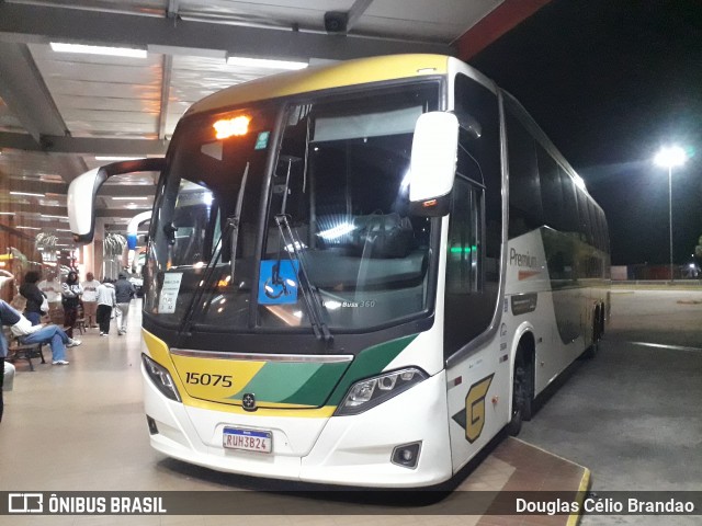 Empresa Gontijo de Transportes 15075 na cidade de São Sebastião da Bela Vista, Minas Gerais, Brasil, por Douglas Célio Brandao. Número da foto: #12813943.