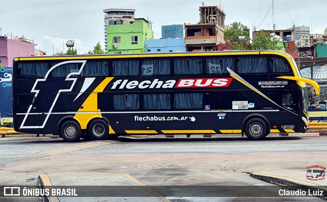 Flecha Bus 43713 na cidade de Ciudad Autónoma de Buenos Aires, Argentina, por Claudio Luiz. Número da foto: #12813247.