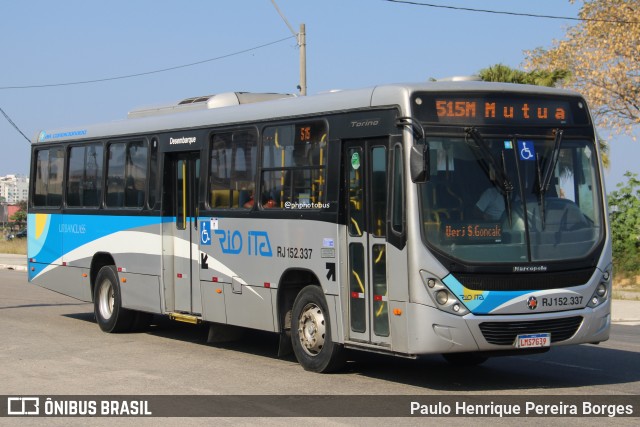 Rio Ita RJ 152.337 na cidade de Niterói, Rio de Janeiro, Brasil, por Paulo Henrique Pereira Borges. Número da foto: #12813847.