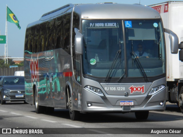 Auto Viação 1001 RJ 108.1228 na cidade de Nova Iguaçu, Rio de Janeiro, Brasil, por Augusto César. Número da foto: #12813157.