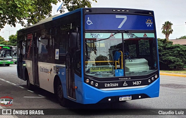 Transportes Automotores 12 de Octubre 1437 na cidade de Ciudad Autónoma de Buenos Aires, Argentina, por Claudio Luiz. Número da foto: #12813487.