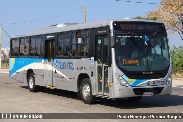 Rio Ita RJ 152.155 na cidade de Niterói, Rio de Janeiro, Brasil, por Paulo Henrique Pereira Borges. Número da foto: #12813829.