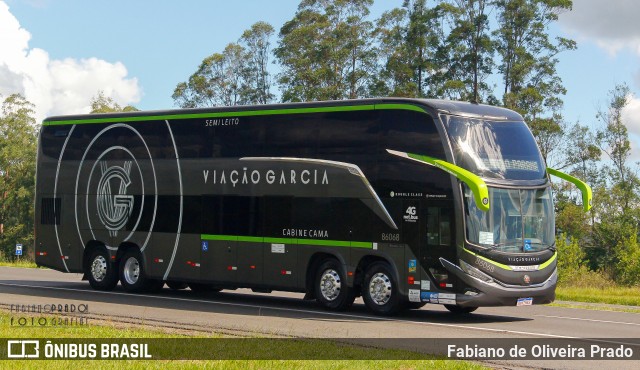 Viação Garcia 86068 na cidade de Porangaba, São Paulo, Brasil, por Fabiano de Oliveira Prado. Número da foto: #12813183.