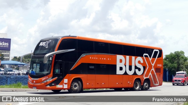 Bus X 24426 na cidade de São Paulo, São Paulo, Brasil, por Francisco Ivano. Número da foto: #12812676.