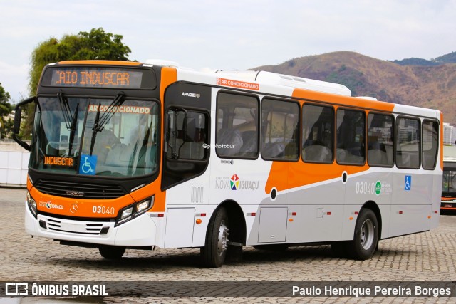 Linave Transportes A03040 na cidade de Nova Iguaçu, Rio de Janeiro, Brasil, por Paulo Henrique Pereira Borges. Número da foto: #12813869.