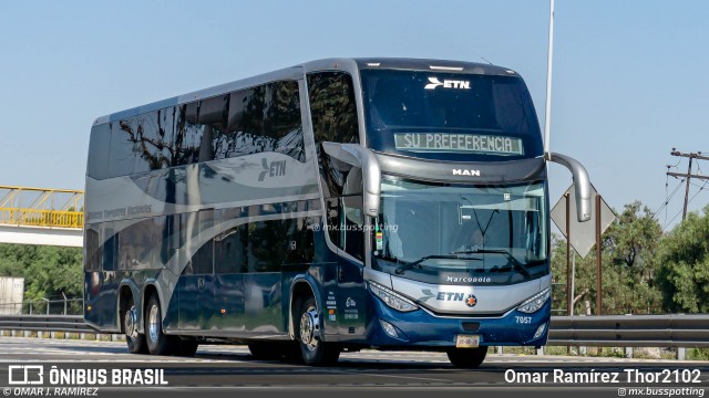 ETN - Enlaces Terrestres Nacionales 7057 na cidade de Huehuetoca, Estado de México, México, por Omar Ramírez Thor2102. Número da foto: #12812531.
