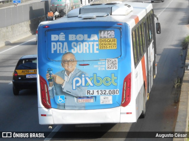 Evanil Transportes e Turismo RJ 132.080 na cidade de Nova Iguaçu, Rio de Janeiro, Brasil, por Augusto César. Número da foto: #12815413.