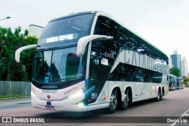 Auto Viação Catarinense 324338 na cidade de Curitiba, Paraná, Brasil, por Diego Lip. Número da foto: #12814101.