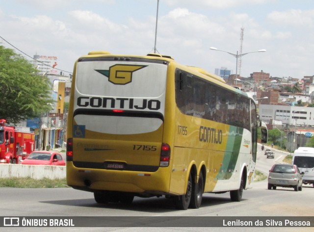 Empresa Gontijo de Transportes 17155 na cidade de Caruaru, Pernambuco, Brasil, por Lenilson da Silva Pessoa. Número da foto: #12815399.