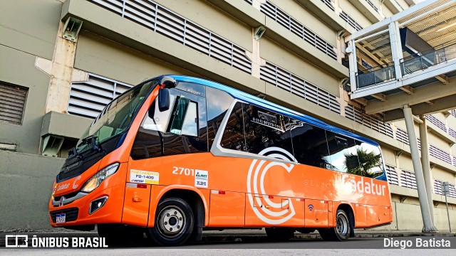Cadatur Transportes e Turismo 2701 na cidade de São Paulo, São Paulo, Brasil, por Diego Batista. Número da foto: #12814097.