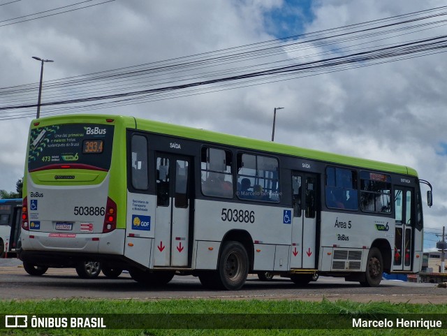BsBus Mobilidade 503886 na cidade de Samambaia, Distrito Federal, Brasil, por Marcelo Henrique. Número da foto: #12814414.