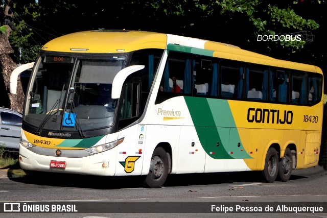 Empresa Gontijo de Transportes 18430 na cidade de Salvador, Bahia, Brasil, por Felipe Pessoa de Albuquerque. Número da foto: #12815061.