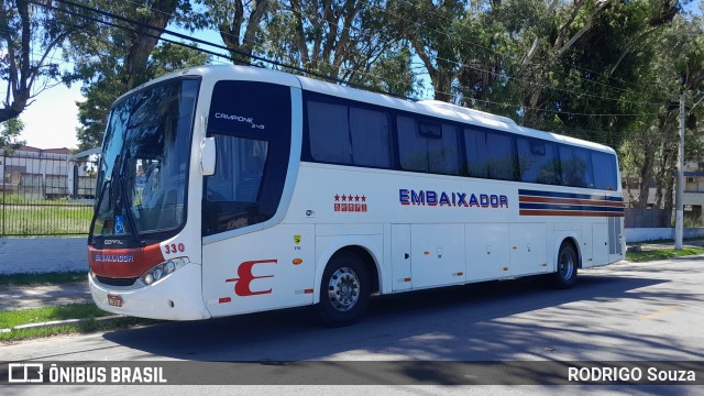 Expresso Embaixador 330 na cidade de Pelotas, Rio Grande do Sul, Brasil, por RODRIGO Souza. Número da foto: #12816567.