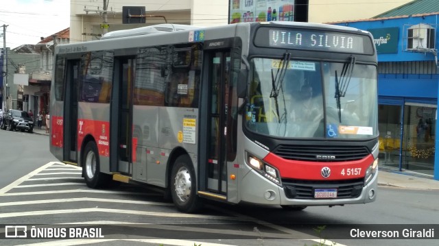 Allibus Transportes 4 5157 na cidade de São Paulo, São Paulo, Brasil, por Cleverson Giraldi. Número da foto: #12815861.
