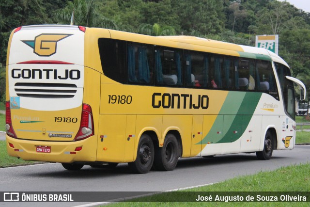 Empresa Gontijo de Transportes 19180 na cidade de Barra do Piraí, Rio de Janeiro, Brasil, por José Augusto de Souza Oliveira. Número da foto: #12816435.