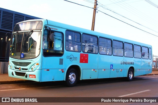 TCGL - Transportes Coletivos Grande Londrina 1113 na cidade de Londrina, Paraná, Brasil, por Paulo Henrique Pereira Borges. Número da foto: #12817187.