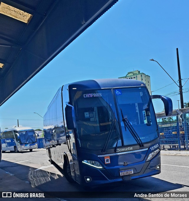 Viação Cometa 721523 na cidade de Praia Grande, São Paulo, Brasil, por Andre Santos de Moraes. Número da foto: #12817140.