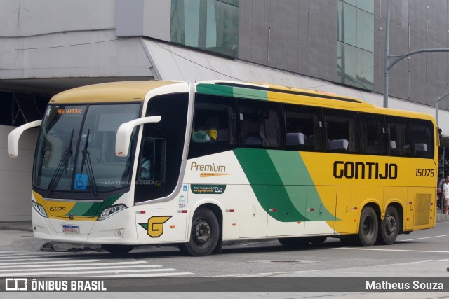 Empresa Gontijo de Transportes 15075 na cidade de Rio de Janeiro, Rio de Janeiro, Brasil, por Matheus Souza. Número da foto: #12817161.