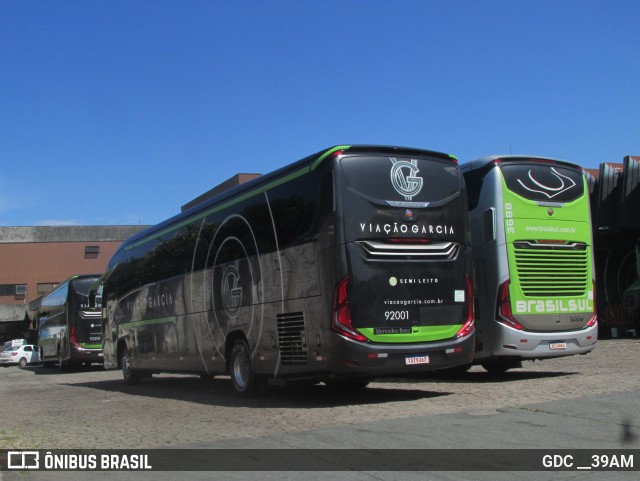 Viação Garcia 92001 na cidade de Curitiba, Paraná, Brasil, por GDC __39AM. Número da foto: #12817150.