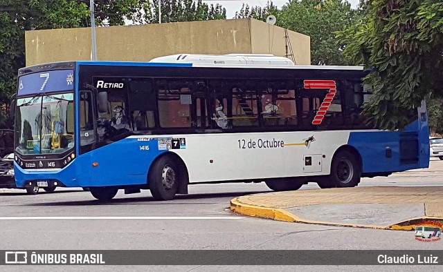 Transportes Automotores 12 de Octubre 1416 na cidade de Ciudad Autónoma de Buenos Aires, Argentina, por Claudio Luiz. Número da foto: #12816974.