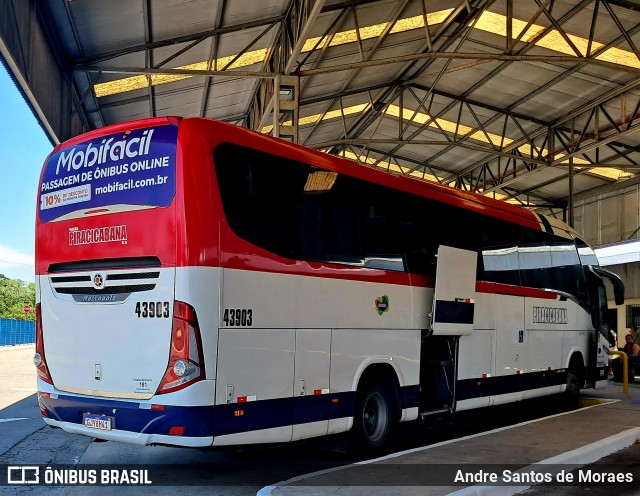 Viação Piracicabana 43903 na cidade de Praia Grande, São Paulo, Brasil, por Andre Santos de Moraes. Número da foto: #12817133.