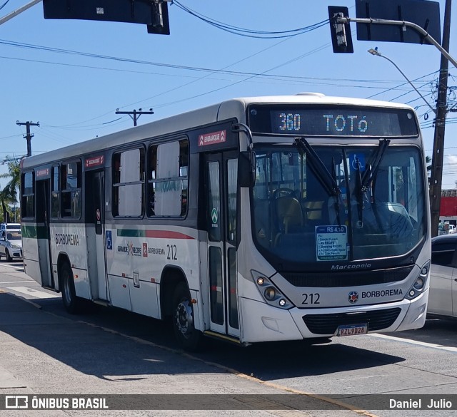 Borborema Imperial Transportes 212 na cidade de Recife, Pernambuco, Brasil, por Daniel  Julio. Número da foto: #12816512.
