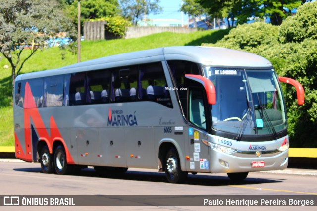 Expresso Maringá 6005 na cidade de Londrina, Paraná, Brasil, por Paulo Henrique Pereira Borges. Número da foto: #12817147.