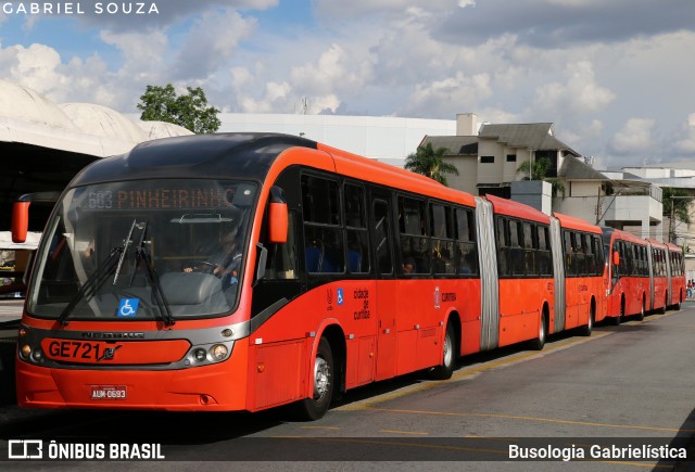 Viação Cidade Sorriso >> Viação Sorriso de Curitiba GE721 na cidade de Curitiba, Paraná, Brasil, por Busologia Gabrielística. Número da foto: #12820076.
