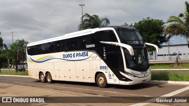 Viação Ouro e Prata 1033 na cidade de Campo Grande, Mato Grosso do Sul, Brasil, por Genival Júnior. Número da foto: #12819200.