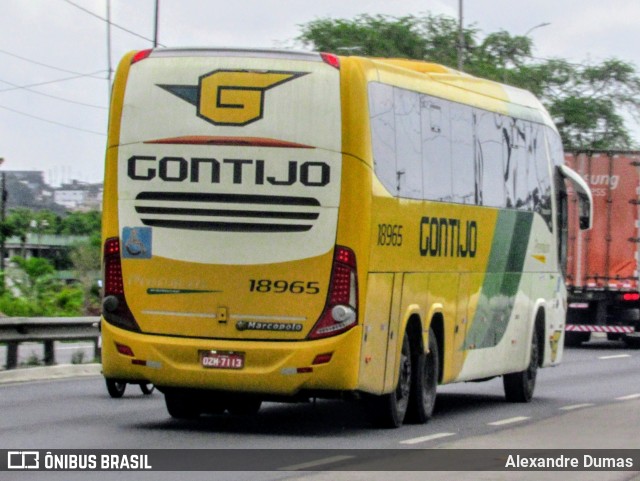 Empresa Gontijo de Transportes 18965 na cidade de Bayeux, Paraíba, Brasil, por Alexandre Dumas. Número da foto: #12819789.