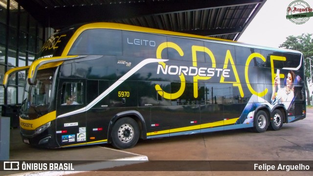 Expresso Nordeste 5970 na cidade de Cascavel, Paraná, Brasil, por Felipe Arguelho. Número da foto: #12817618.