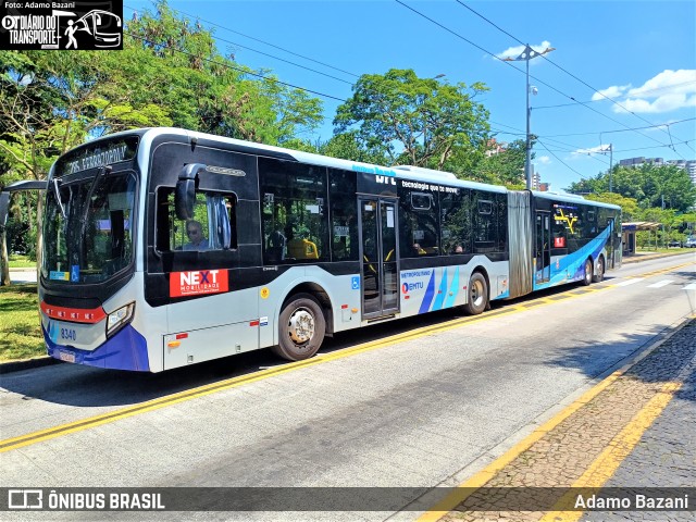 Next Mobilidade - ABC Sistema de Transporte 8340 na cidade de Santo André, São Paulo, Brasil, por Adamo Bazani. Número da foto: #12820007.