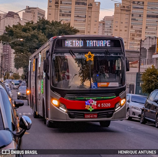 Allibus Transportes 4 5320 na cidade de São Paulo, São Paulo, Brasil, por HENRIQUE ANTUNES. Número da foto: #12818815.