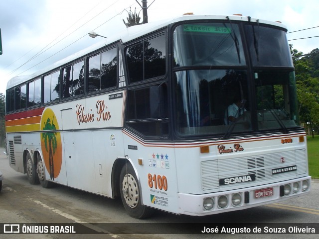 Classic Rio Turismo 8100 na cidade de Barra do Piraí, Rio de Janeiro, Brasil, por José Augusto de Souza Oliveira. Número da foto: #12818548.