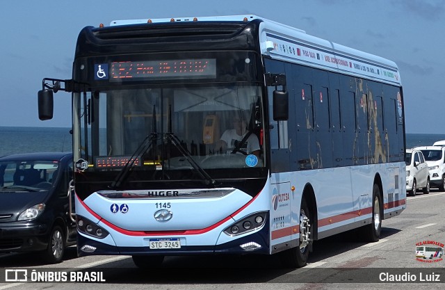 CUTCSA - Companhia Uruguaia de Transporte Coletivo 1145 na cidade de Montevideo, Montevideo, Uruguai, por Claudio Luiz. Número da foto: #12819302.