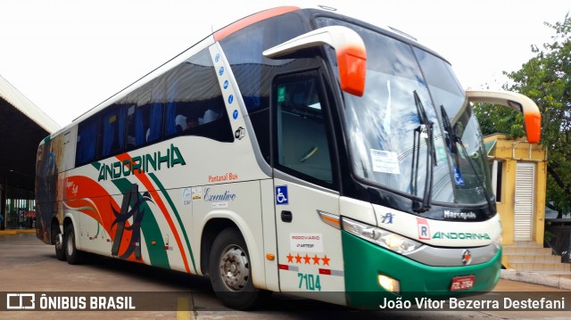 Empresa de Transportes Andorinha 7104 na cidade de Maringá, Paraná, Brasil, por João Vitor Bezerra Destefani. Número da foto: #12817703.