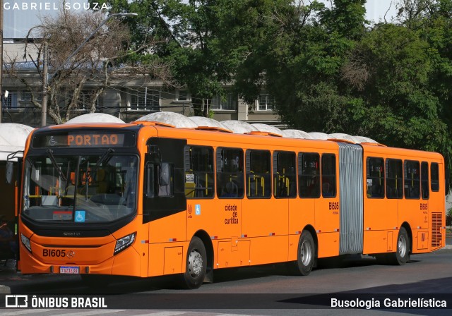 Transporte Coletivo Glória BI605 na cidade de Curitiba, Paraná, Brasil, por Busologia Gabrielística. Número da foto: #12820112.